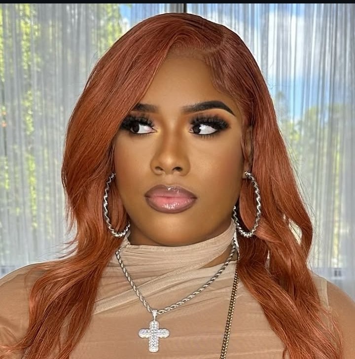 Birthday glam with dramatic lashes and nude lip